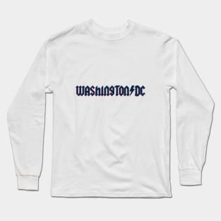 Howard university Washington DC lightning bolt Long Sleeve T-Shirt